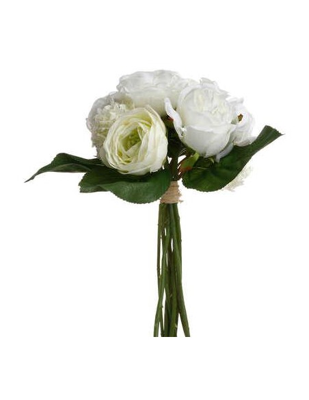 Bouquet fleurs blanches h30