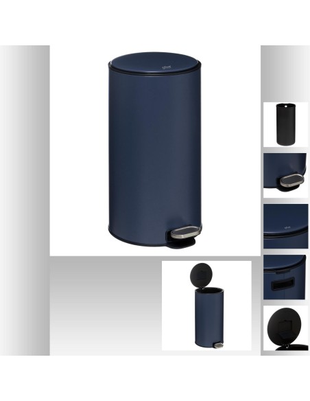 Poubelle met 30l bleu delta