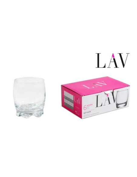 Set 6 liqueur verres adora
