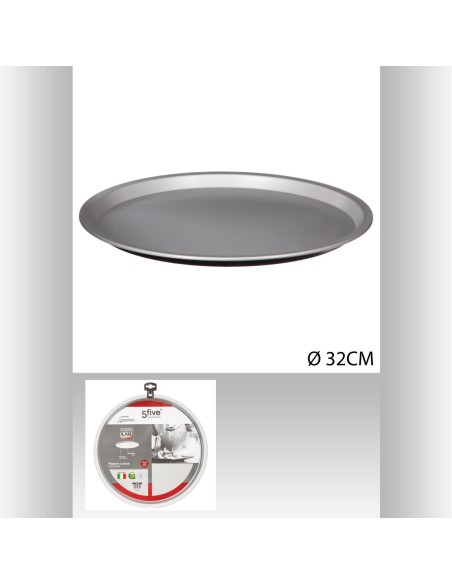 Plaque   pizza signature D. 34 x H. 1,6 cm
