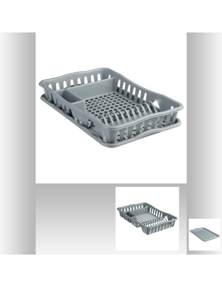 Egouttoir 1niv pp gris