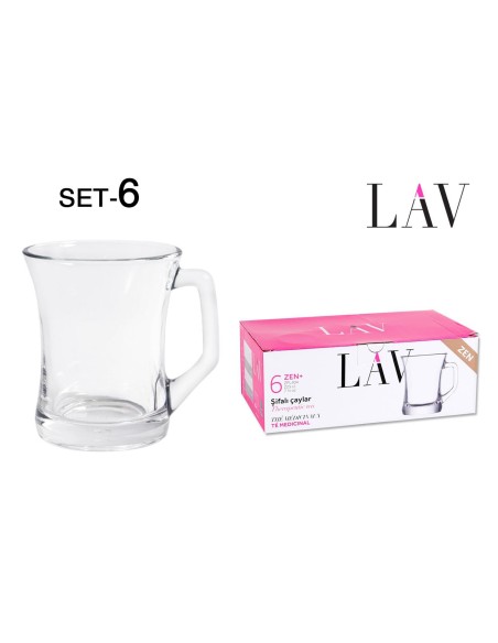 Set 6 verres a anse