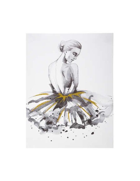 Sticker illu 30x40 danseuse