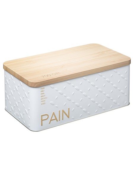 Boite pain scandi nat br6 L. 31,5 x P. 17,5 x H. 13,2 cm