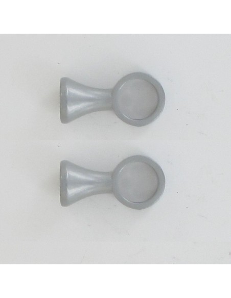 Support simple d16 x 2   gris laque