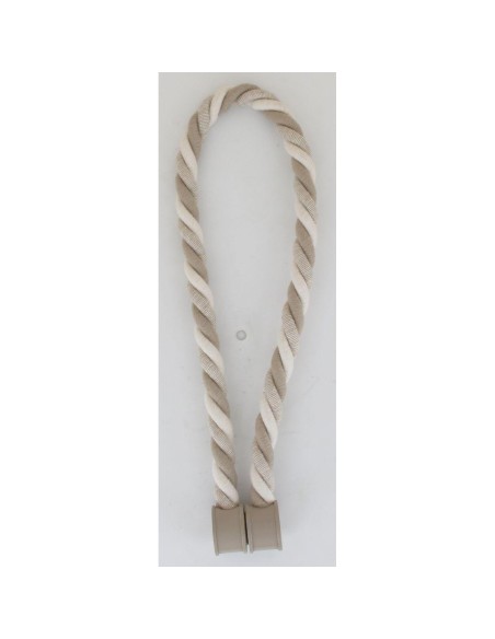 Embrasse textile aimantee savoia   ecru beige