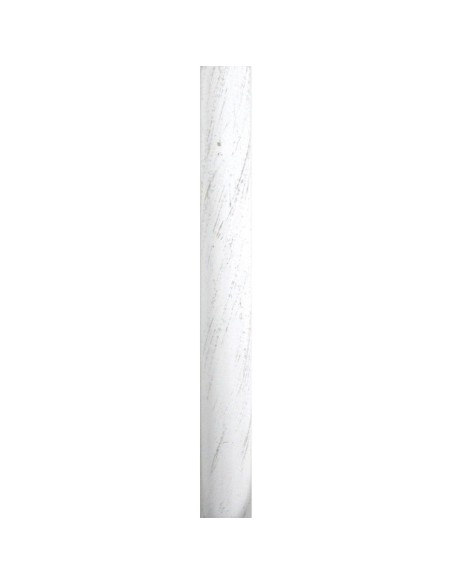 Tube fer forge d20 1.80 m   blanc or