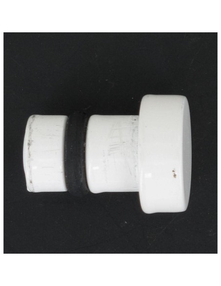 Embout bouchon d16 x 2   blanc