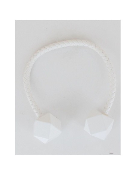 Embrasse mdf twist geometrik gm   blanc