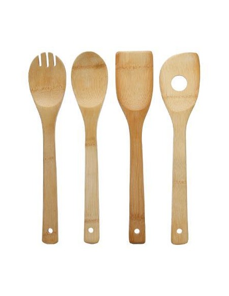 Ustensile bambou x4