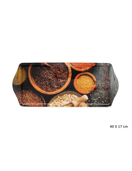 Plateau mel. Spices 40x17cm