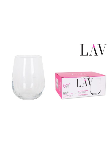 Set 6 verre 475cc gaia