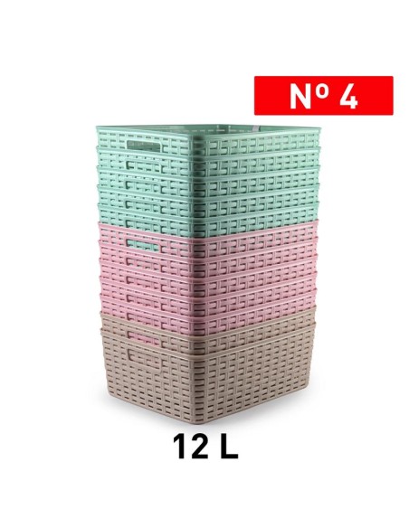 Panier rattan 12l 36 x 28 cm surt vrm