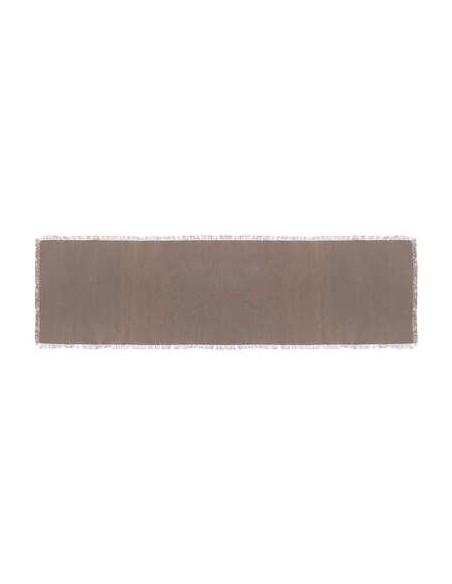 Chemin de table maha gris 38x140
