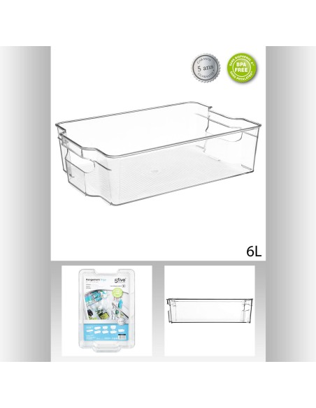 Bac rangt frigo pet 6l sf L. 21 x P. 31,5 x H. 8,8 cm