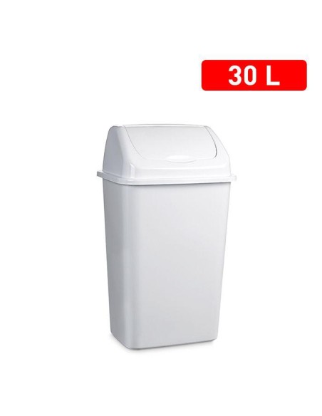 Corbeille 30 l blanc