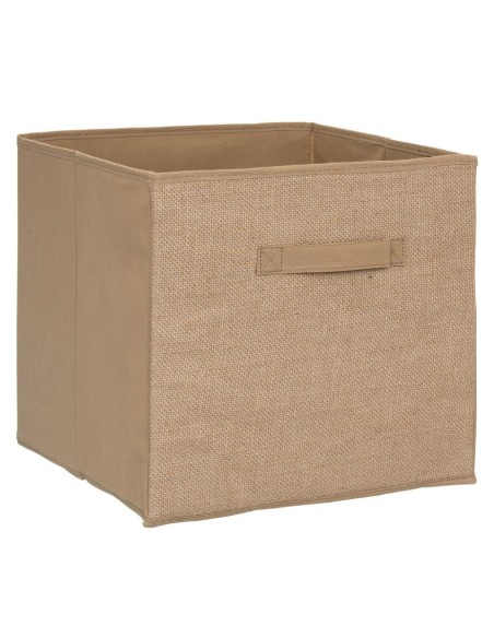 Boite rgmt 31x31 toile de jute
