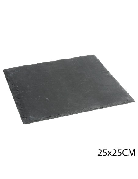 Assiette ardoise 25x25