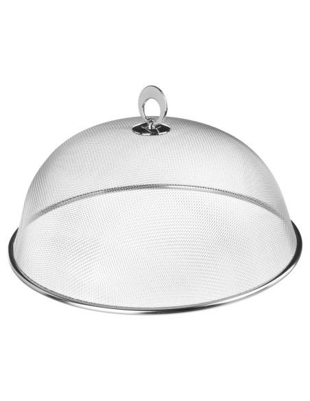 Cloche inox d30 D. 30 x H. 14 cm