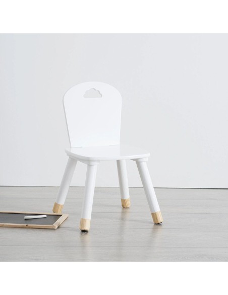Chaise douceur blanc