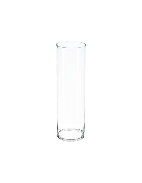 Vase cylindre transparent clear h50