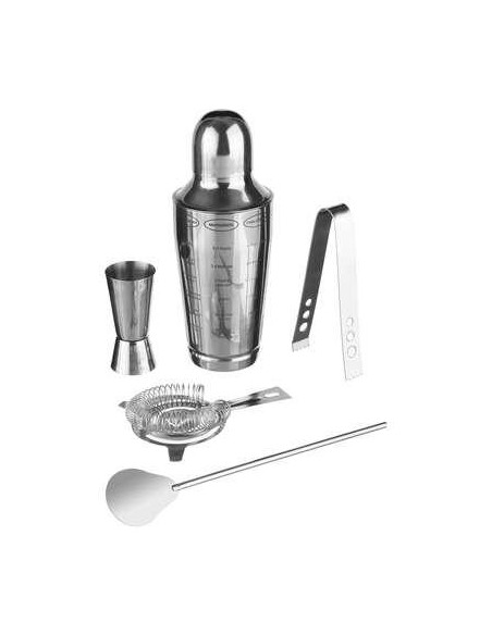 Coffret cocktail inox 5p