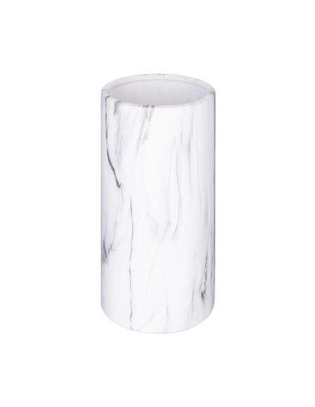 Vase cyl marbre contemp h20
