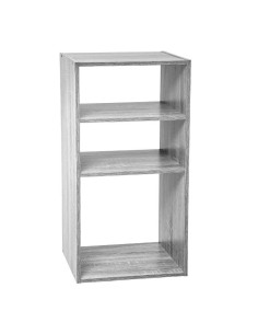Etagere 2 1 cases mix gris