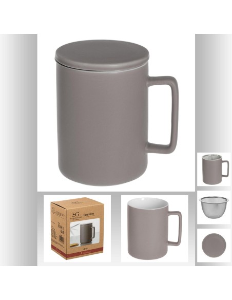 Tisaniere nature taupe 40cl