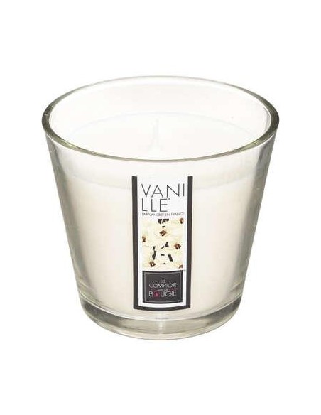 Bougie pfm verre vanille nina 190g