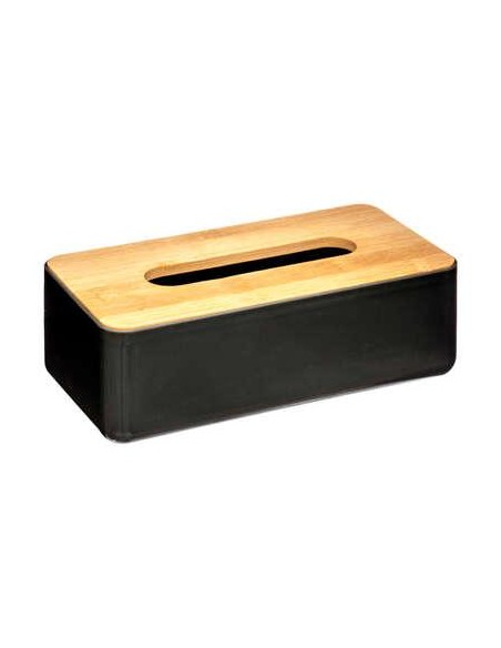 Boite mouchoir noir natureo