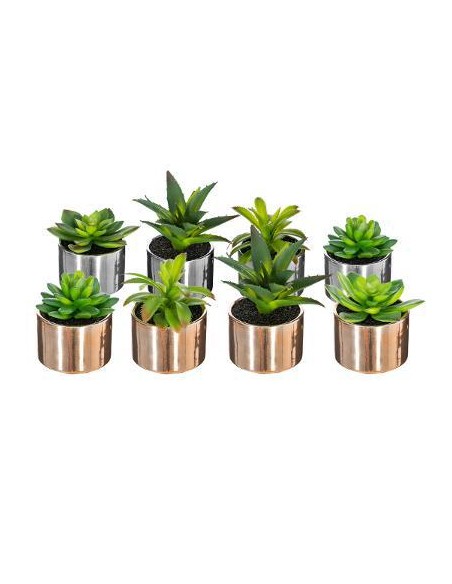 Plante pot crmq shine h.13 D. 12 x H. 13,5 cm