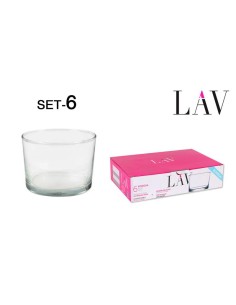 Set 6 verre chiquito 240cc bodega