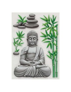 Sticker relief bouddha