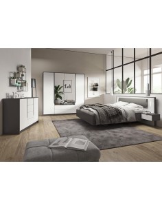 Commode sega 4 tiroirs 2 portes