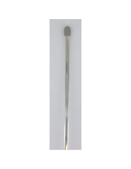Tringle extensible ovale 60 x 80 x2   chrome