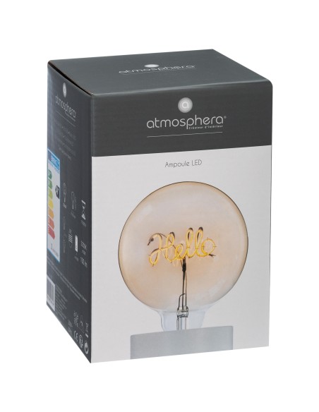 Ampoule led  hello  ambr