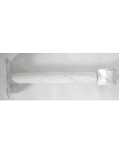 Support simple d20 150 mm x2   blanc or