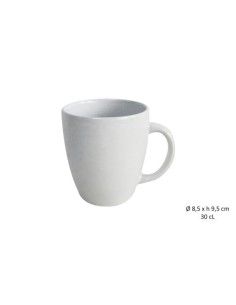 Mug bombe blanc gm 30cl  gres