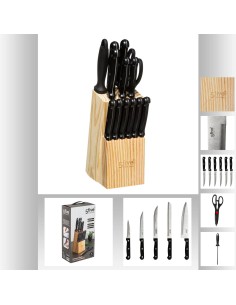 Bloc 11 couteaux   aigui  cis