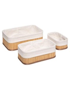 Panier bambou naturel