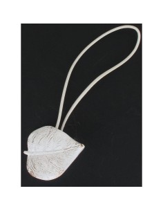 Embrasse resine aimantee mirabeau mm   blanc or