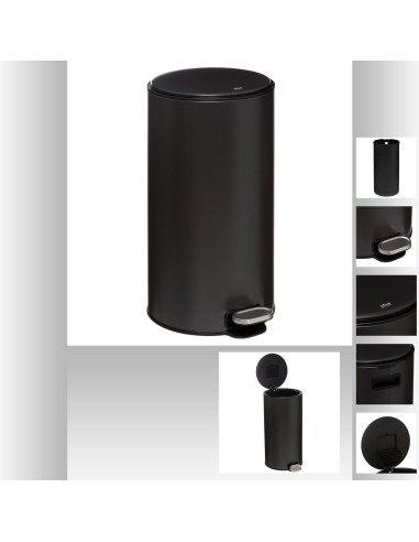 Poubelle met 30l char delta