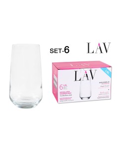 Set 6 verres boisson 