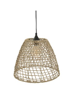 Suspension rotin cone jada naturel d.35