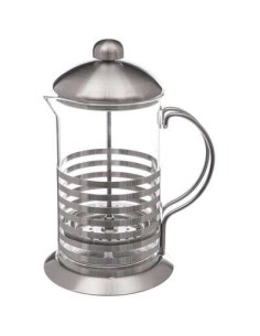 Cafetiere verre rayure 80cl