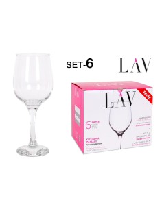 Set 6 coupes vin eau 