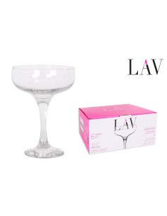 Set 6 coupes champagne 235cc misket