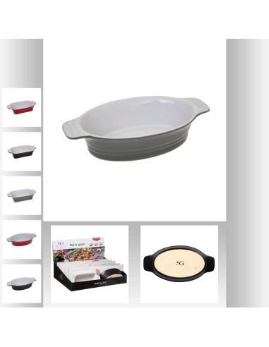 Plat ovale rect 22x11x5 L. 17,3 x P. 13,4 x H. 5 cm