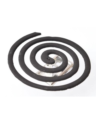 12 spirales en bois de santal   noir